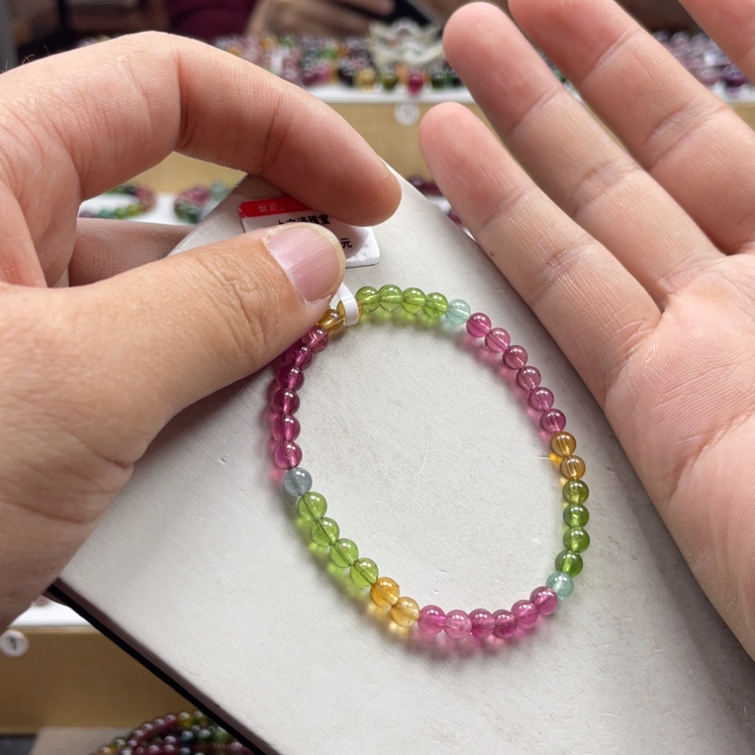 碧玺手串未镶嵌4.8mm.mmmmmmmm