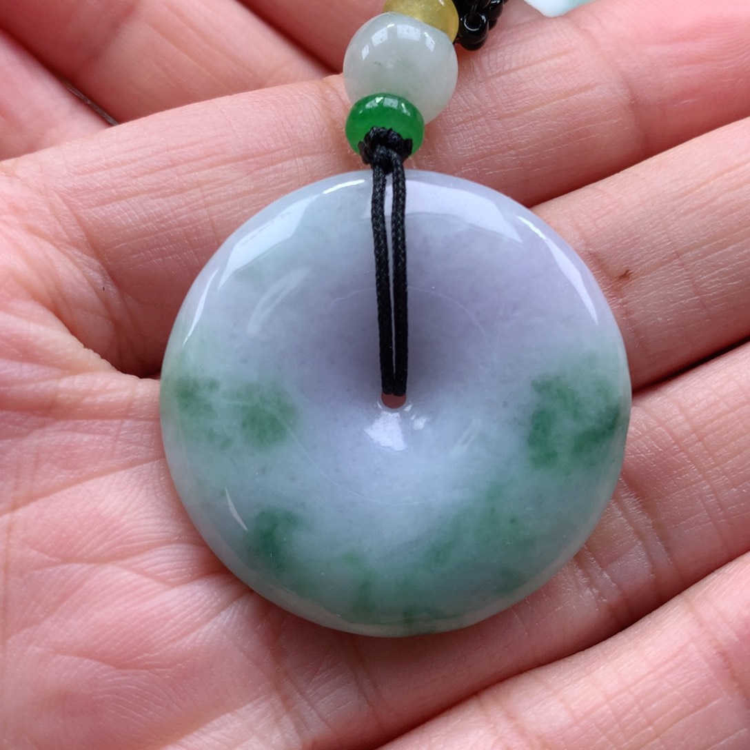 翡翠吊坠(不含链)未镶嵌平安扣