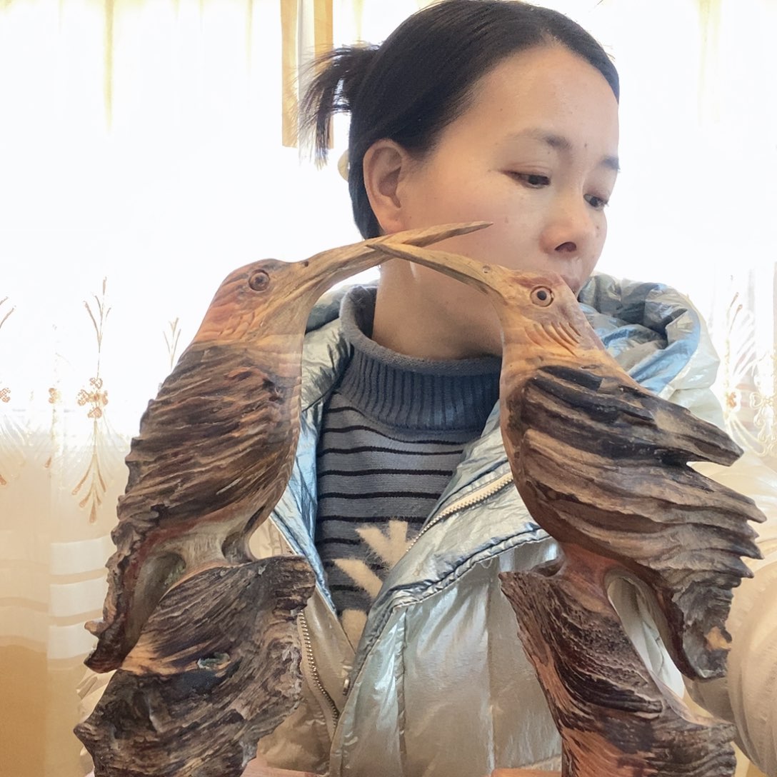 松木奇*琥珀木自然摆件工艺品