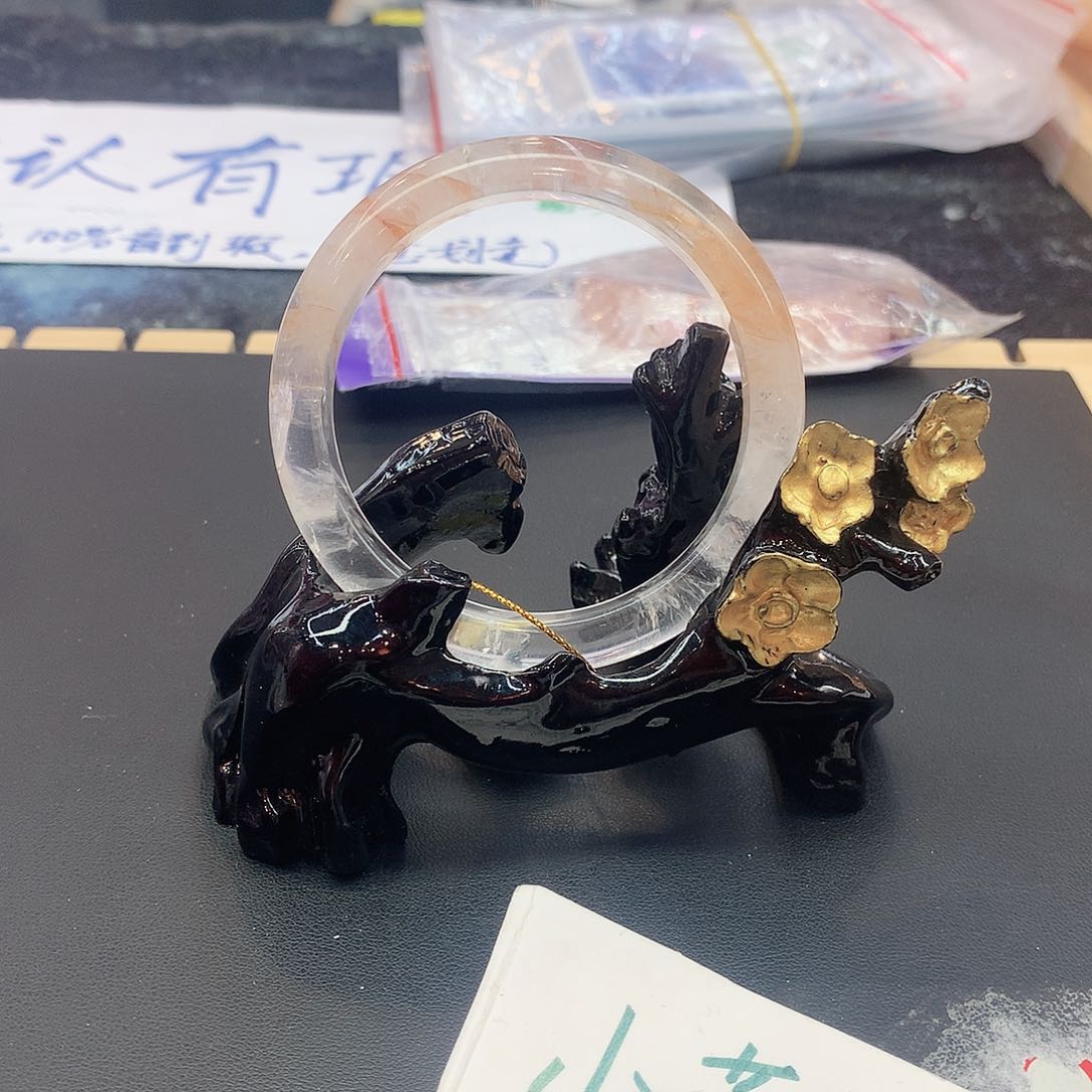 水晶手镯未镶嵌173（瑕疵5455