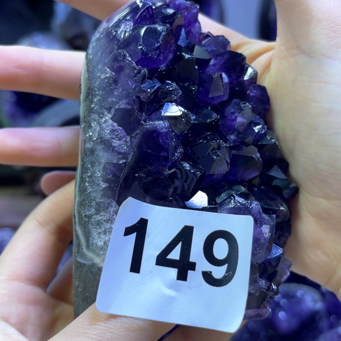 紫晶摆件未镶嵌紫水晶