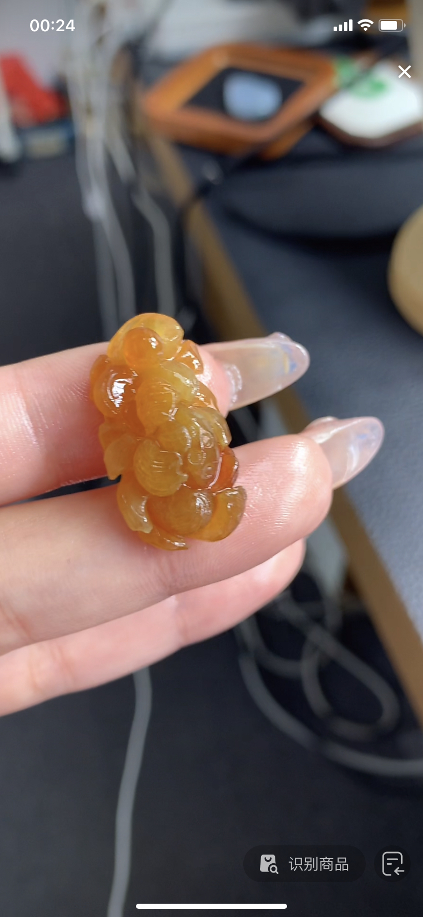 定制缅料翡翠毛货莲花