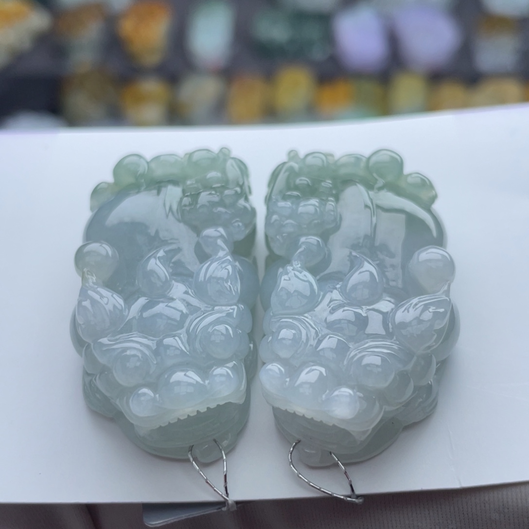 翡翠颈饰未镶嵌貔貅