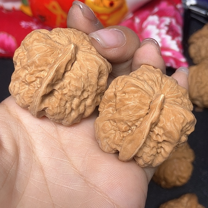 文玩核桃把件祥**业一帆风顺