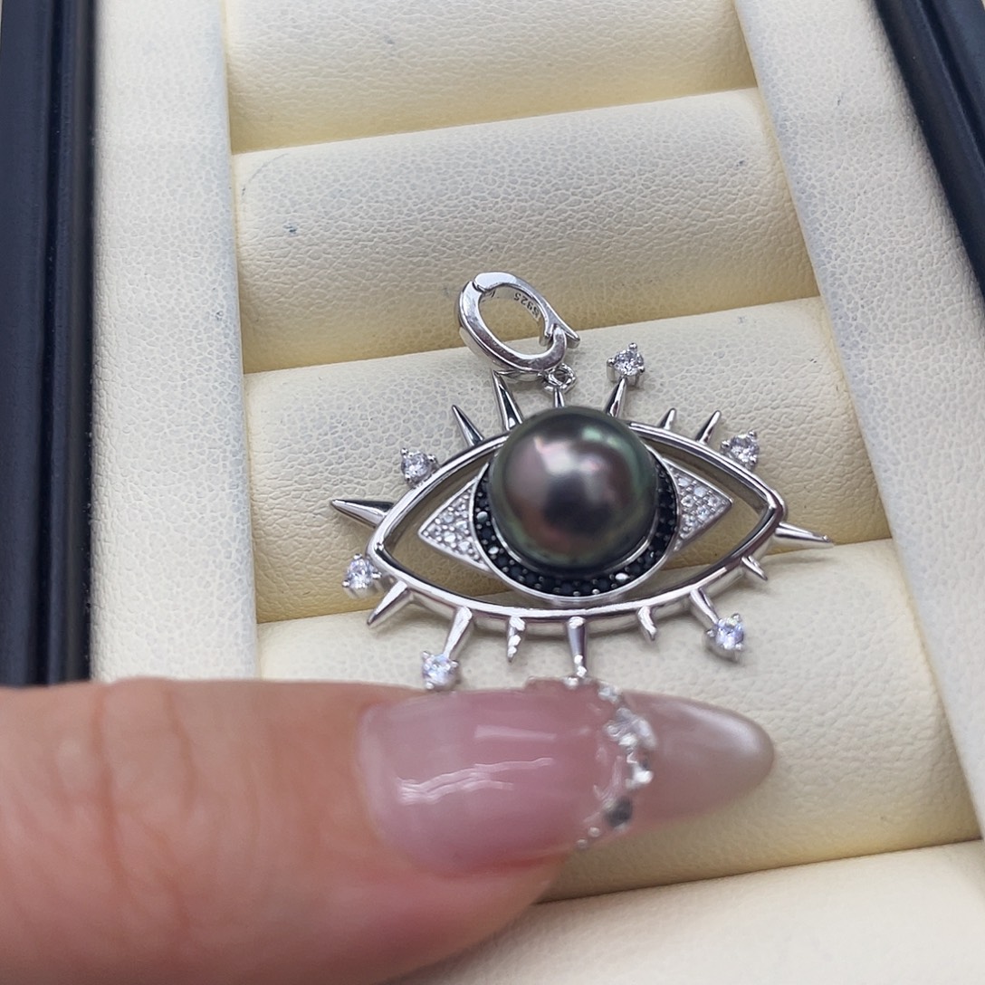 颈饰银S925镶嵌海水珍珠