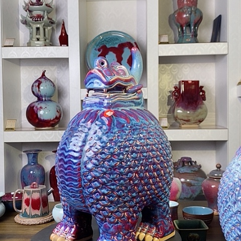 摆件禹州神后钧瓷原产地~