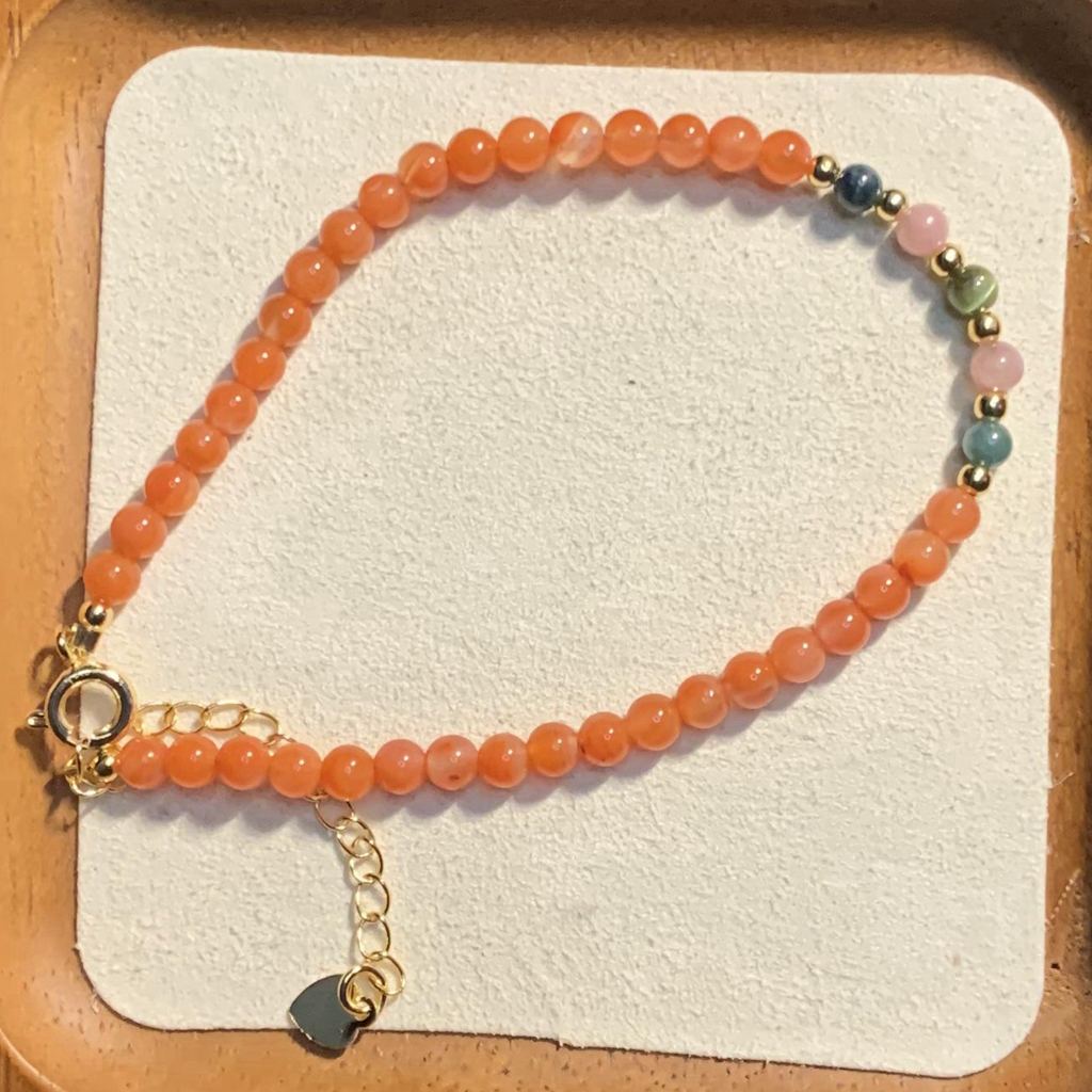 南红单圈手串4mm 118