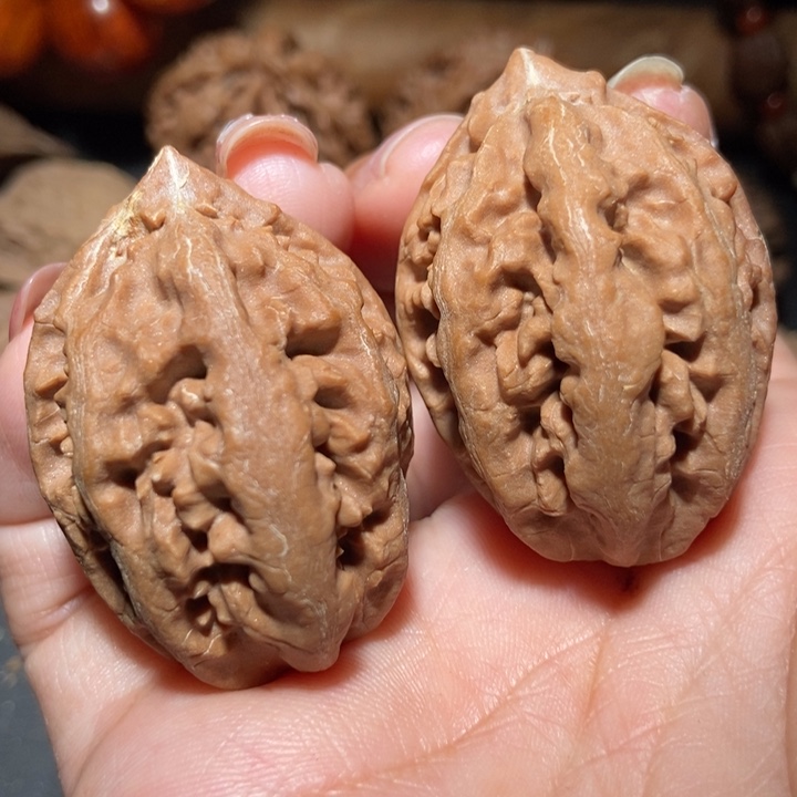 把件文玩核桃东北楸子小雪62