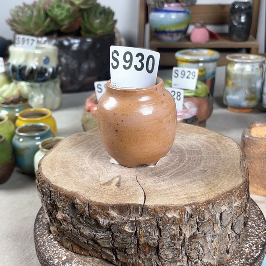 紫砂花盆拇指盆 内口3.2