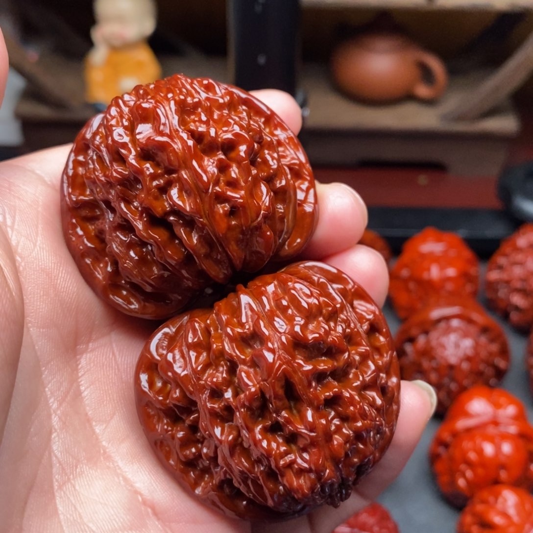 吊坠文玩核桃博*45四座楼