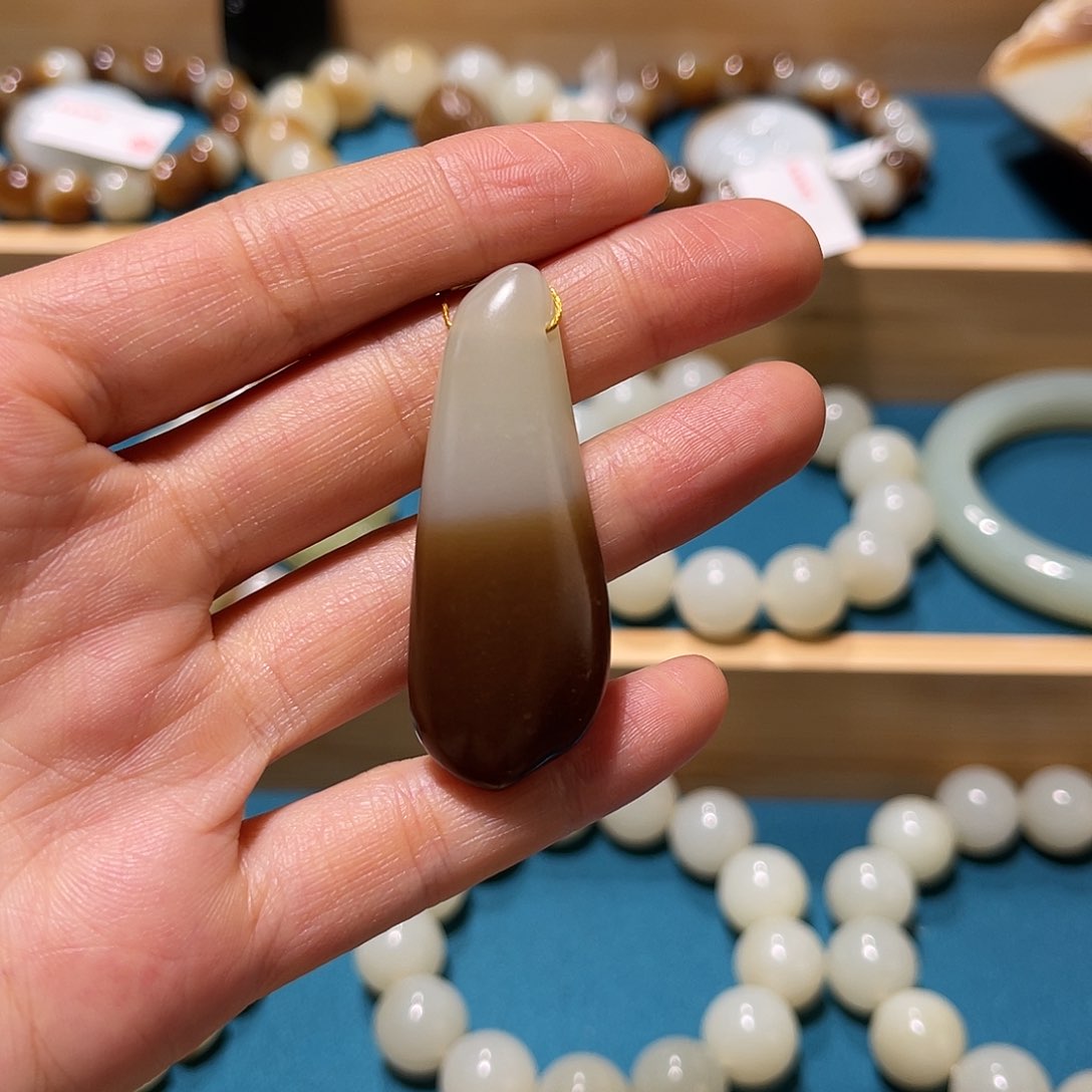 和田玉吊坠(不含链)未镶嵌
