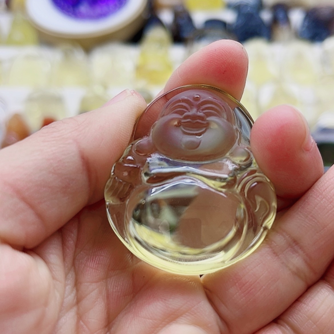 【闪购商品】水晶弥勒佛未镶嵌