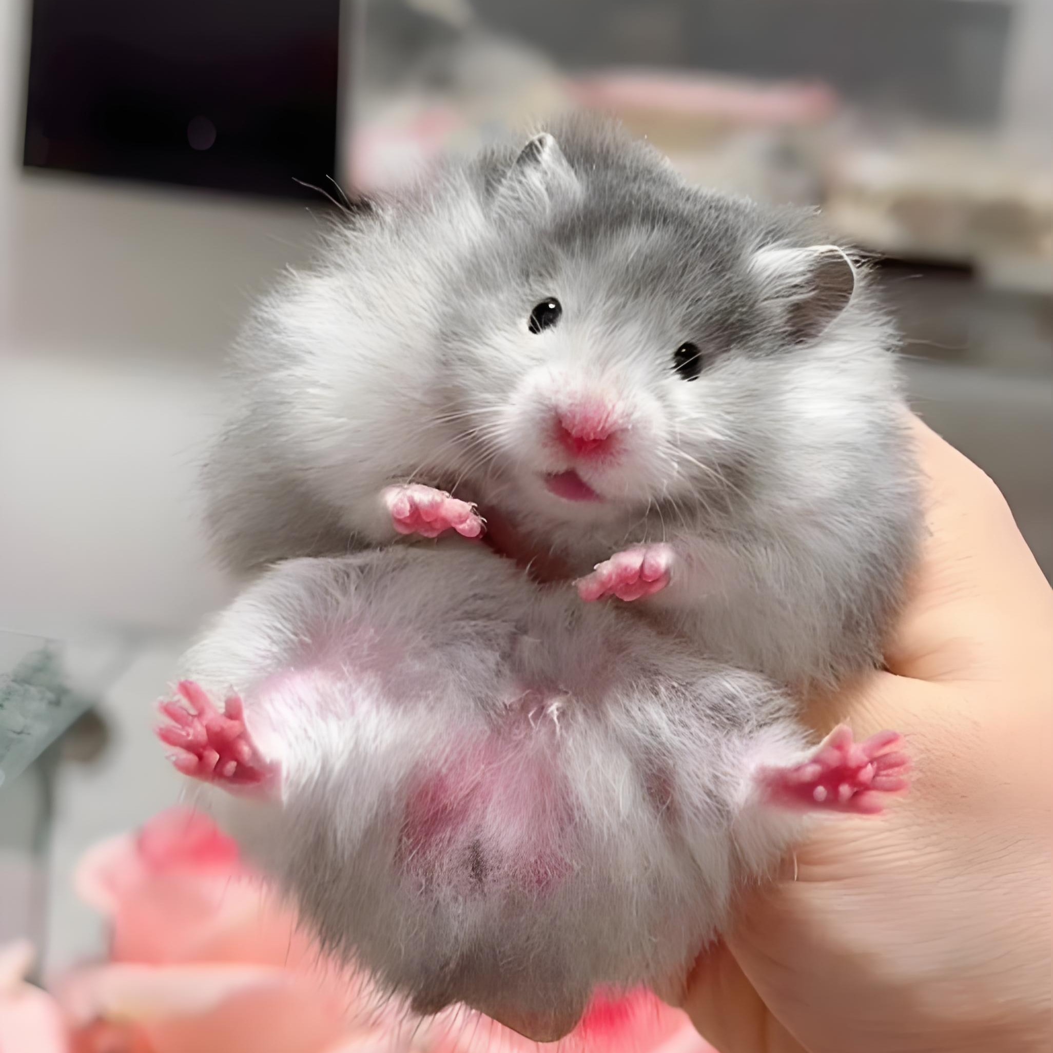 家养直毛波利金丝熊小型仓鼠温顺可爱易上手宠物