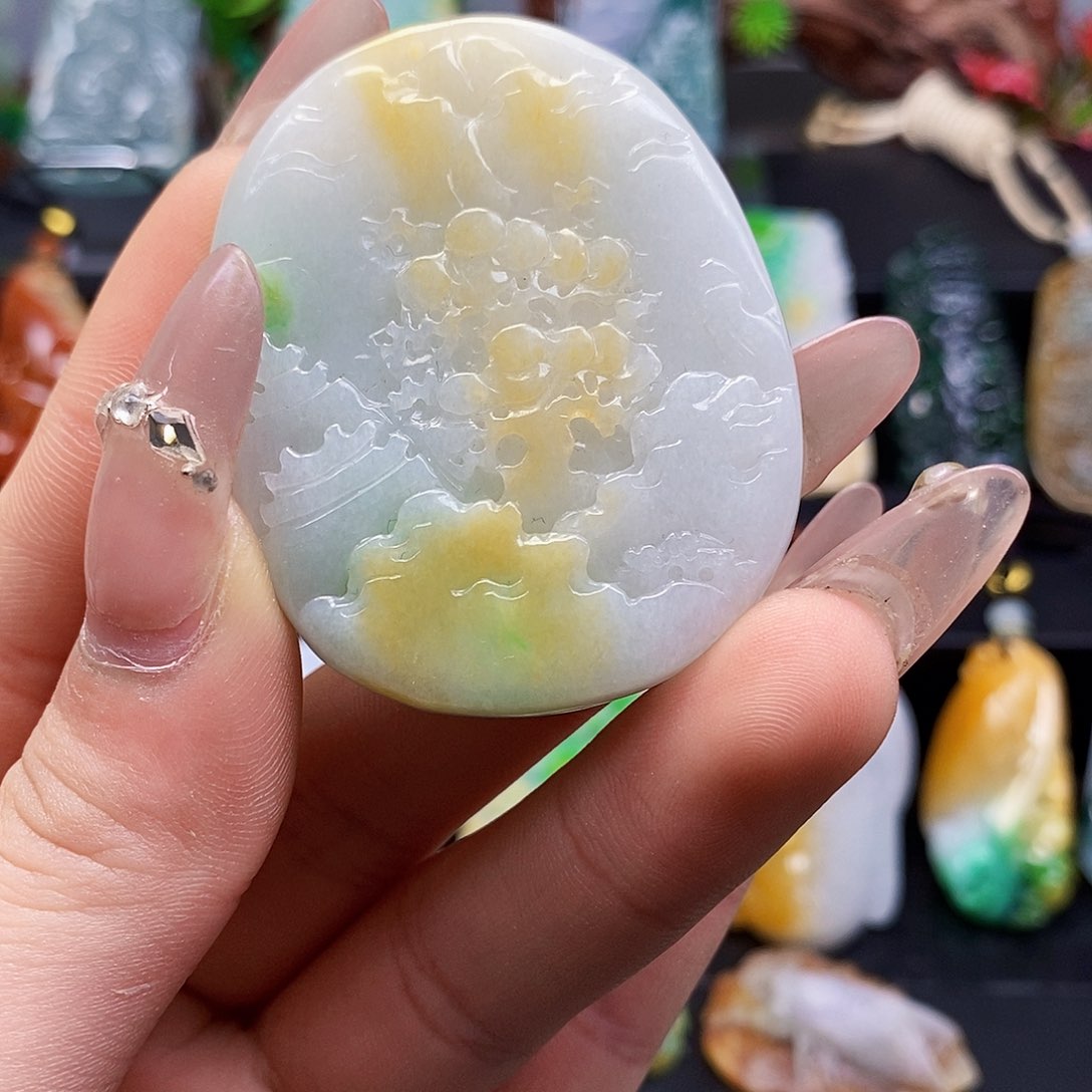 定制翡翠未镶嵌翡翠A货一物一证