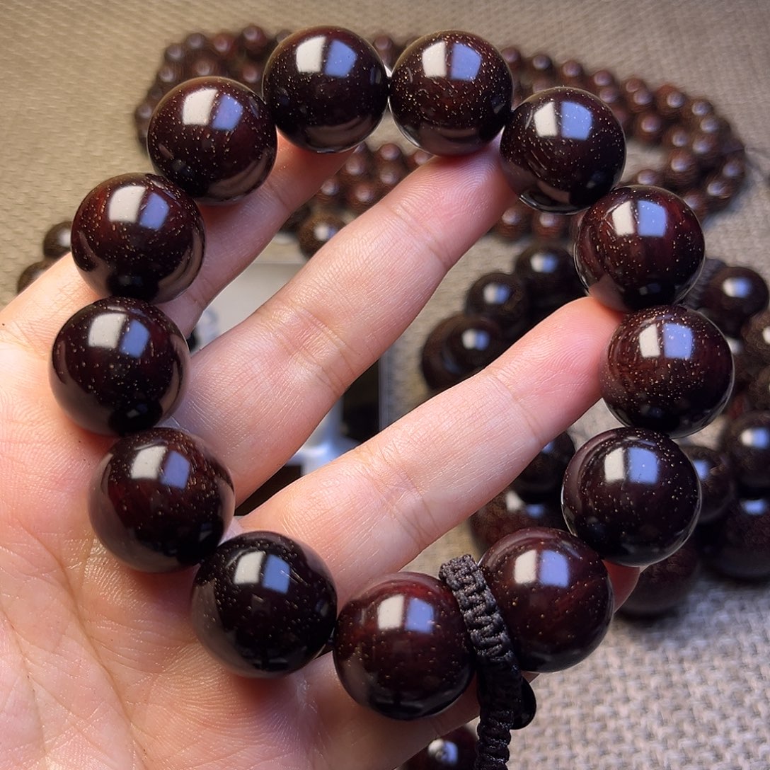 檀香紫檀（小叶紫檀）1.8 13颗多星