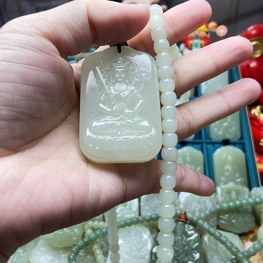 和田玉颈饰未镶嵌@***@