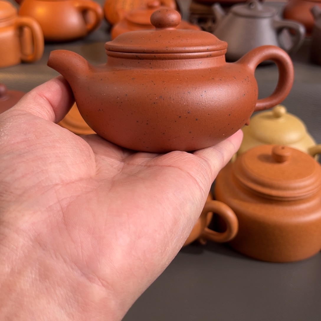 茶壶紫砂半手工制作小红泥仿古