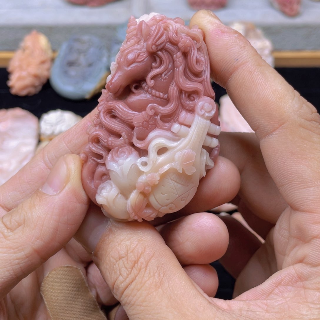 石英质玉未镶嵌吊坠(不含链)悠*