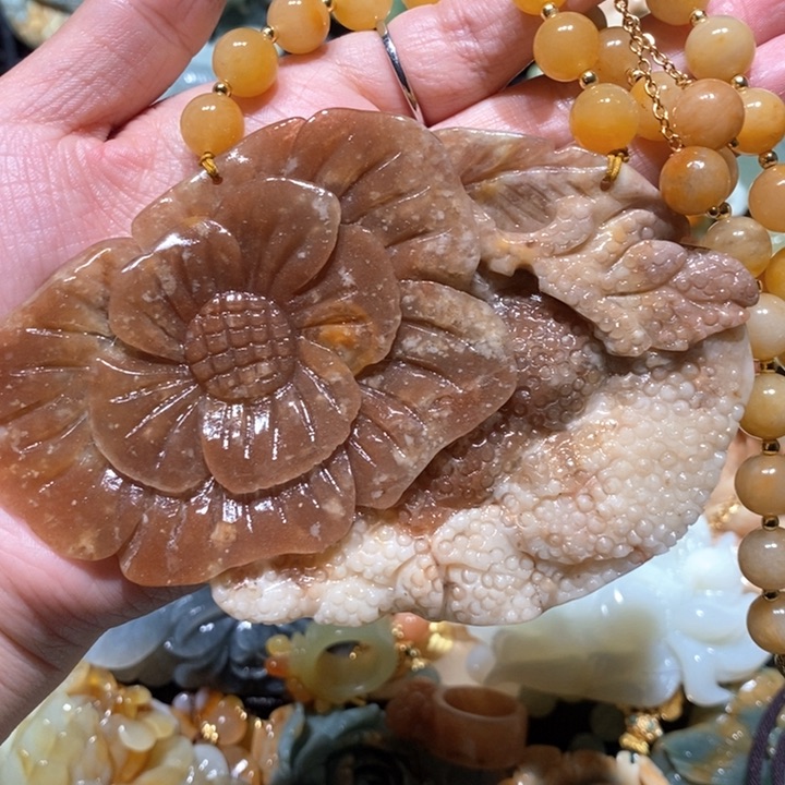 岫玉毛衣链未镶嵌