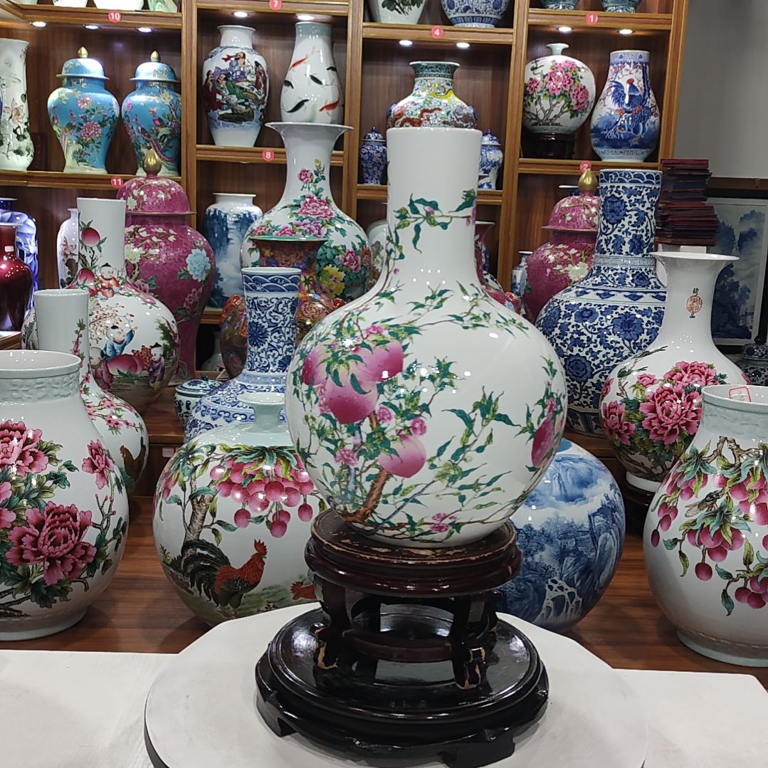 瓶景德镇陶瓷花瓶子