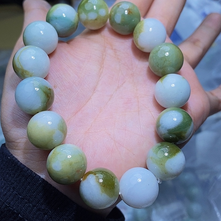 未镶嵌手串翡翠天然缅甸A货翡翠14