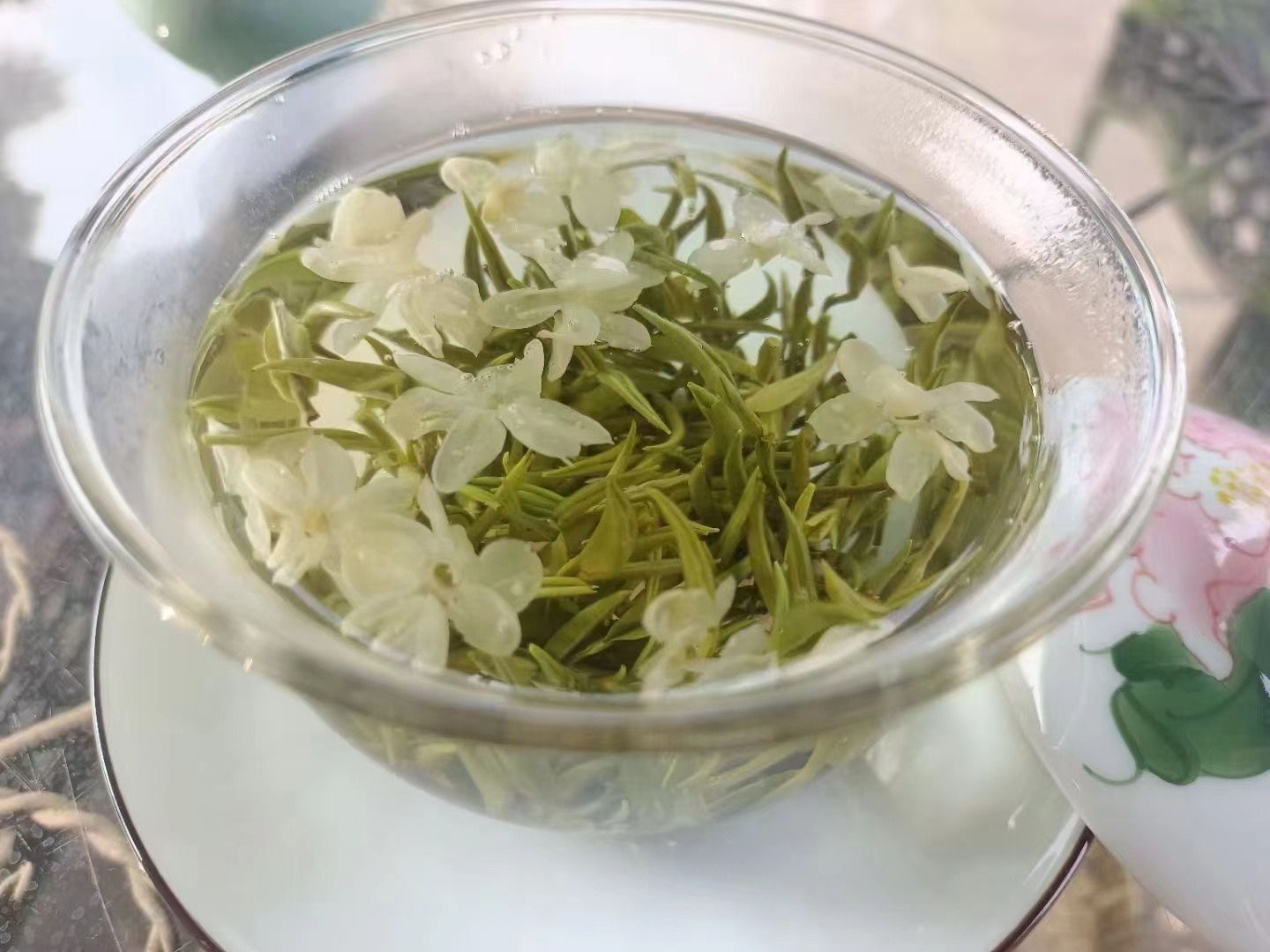 2025年新茶甘露飘雪 碧潭级別 高香回甘浓香耐泡茉莉飘雪