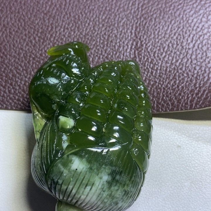 【闪购商品】蛇纹石玉岫玉手把件未镶嵌用****6