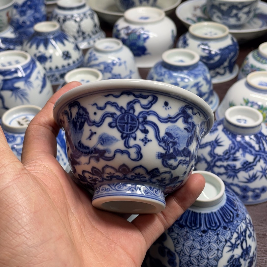 瓷片景德镇陶瓷现代手工陶瓷茶具