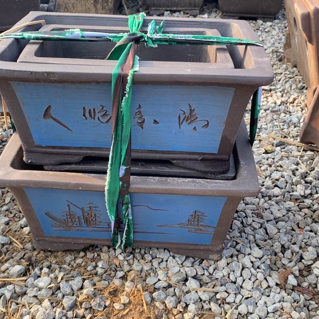 紫砂32/24两大两小处理马槽