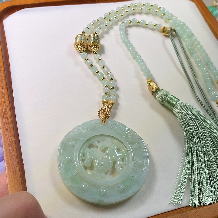 颈饰未镶嵌翡翠翡翠吊坠