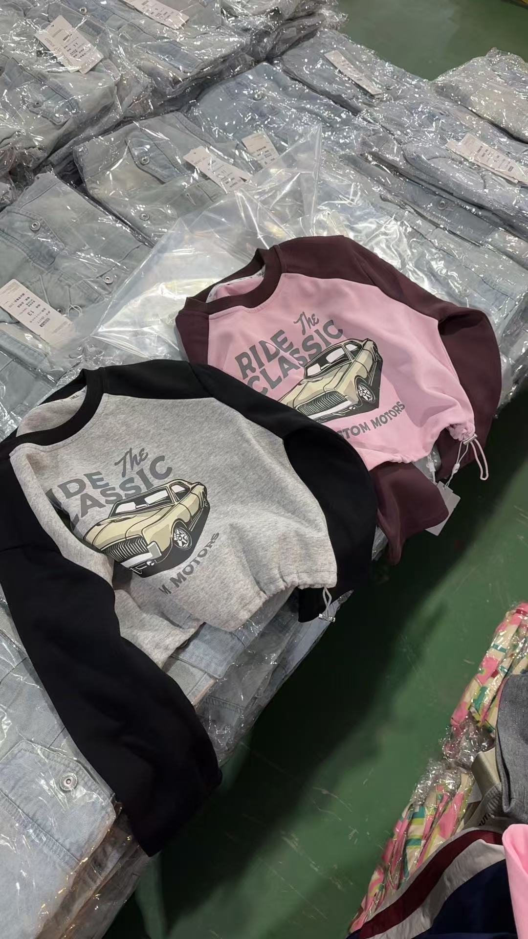 503147  韩版优选春款儿童休闲舒适洋气百搭圆领卫衣