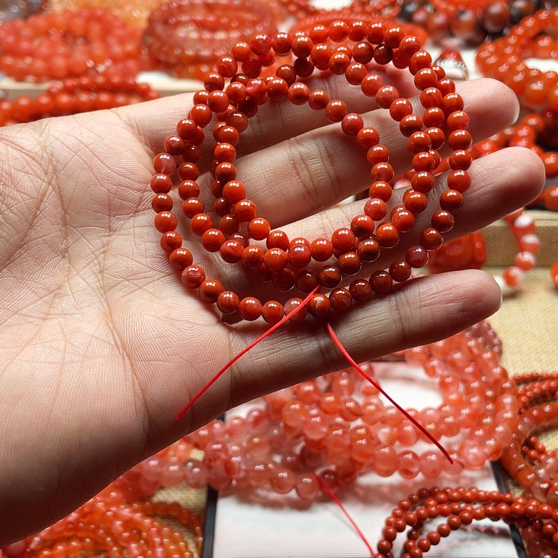 手链未镶嵌南红玛瑙糖*