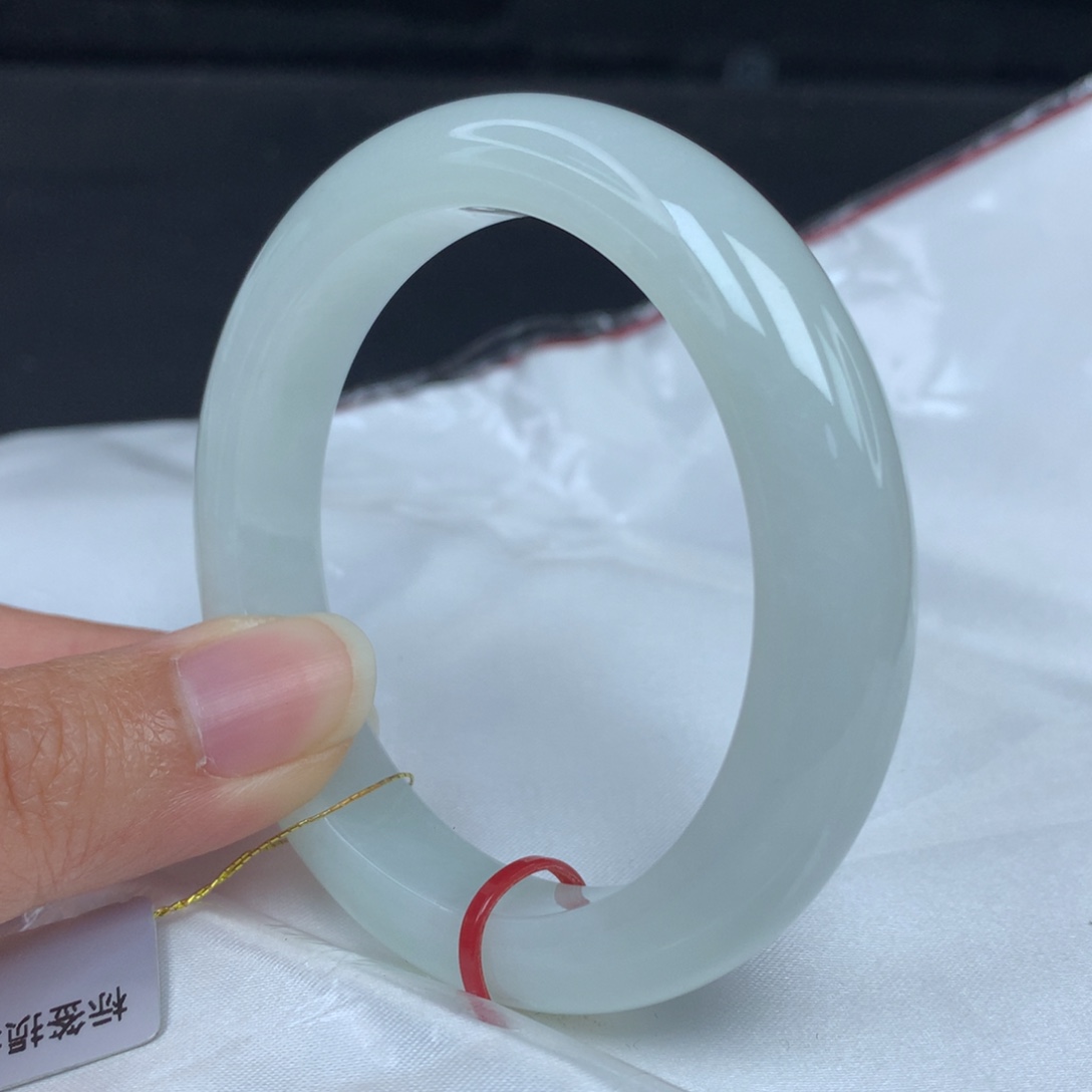 翡翠未镶嵌手镯52圈4089