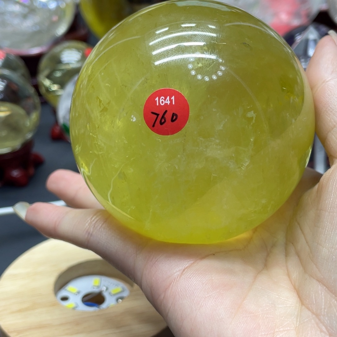 水晶hh黄水晶h1641未镶嵌迎**凤