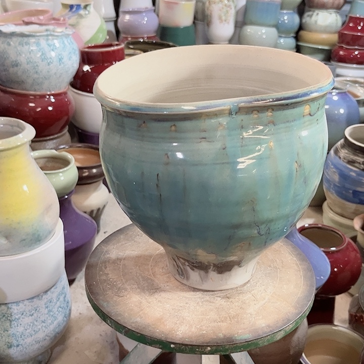 瓶口20高23瑕景德镇陶瓷满29包邮