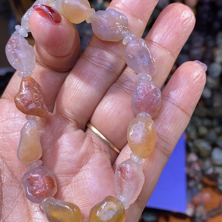 玛瑙/玉髓珠宝半成品未镶嵌