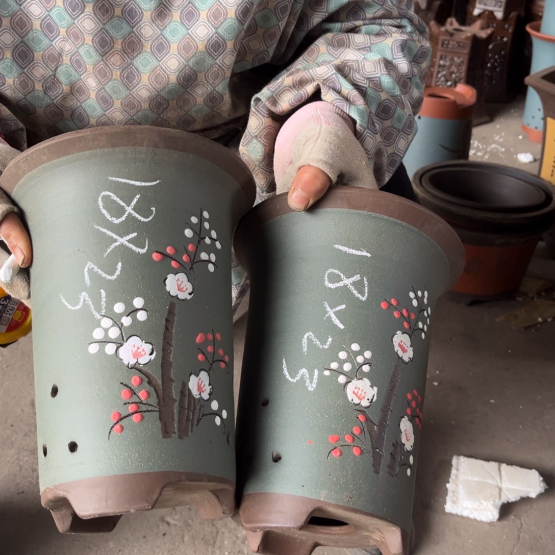 紫泥花盆紫砂花盆12