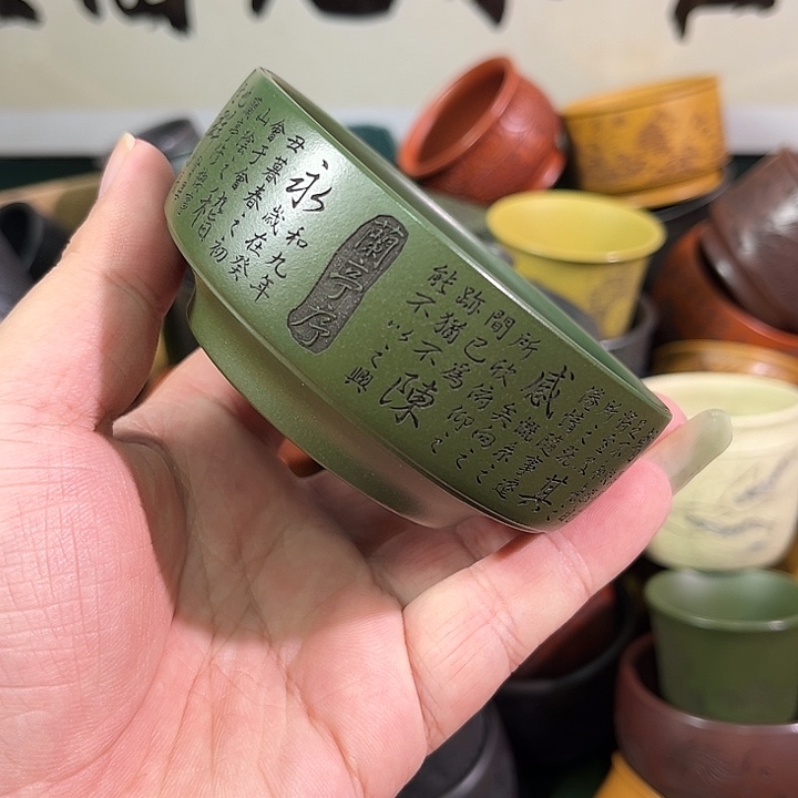 茶杯紫砂全手工紫砂主人杯
