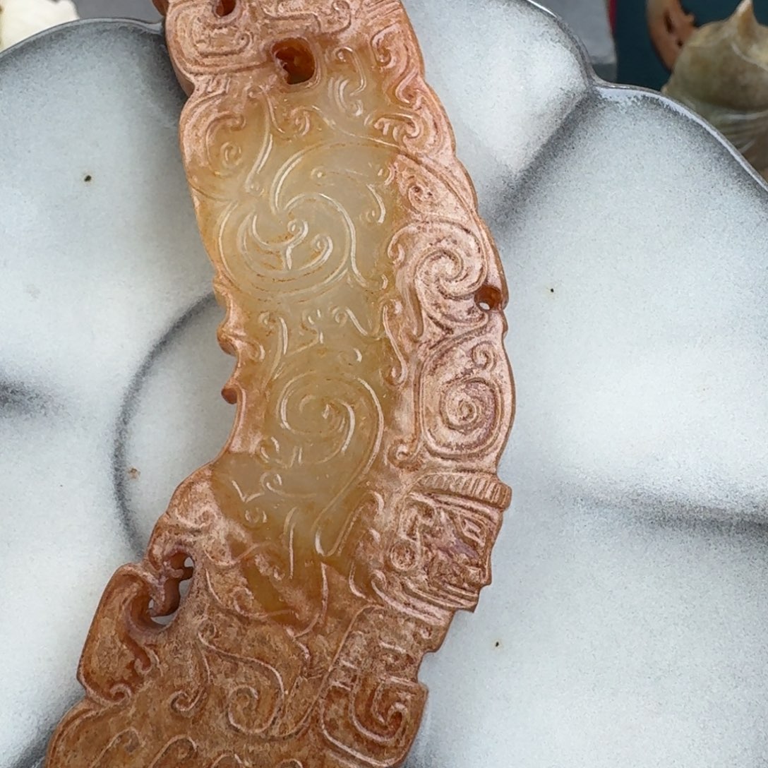 摆件陶神**贵佩戴瓷器的