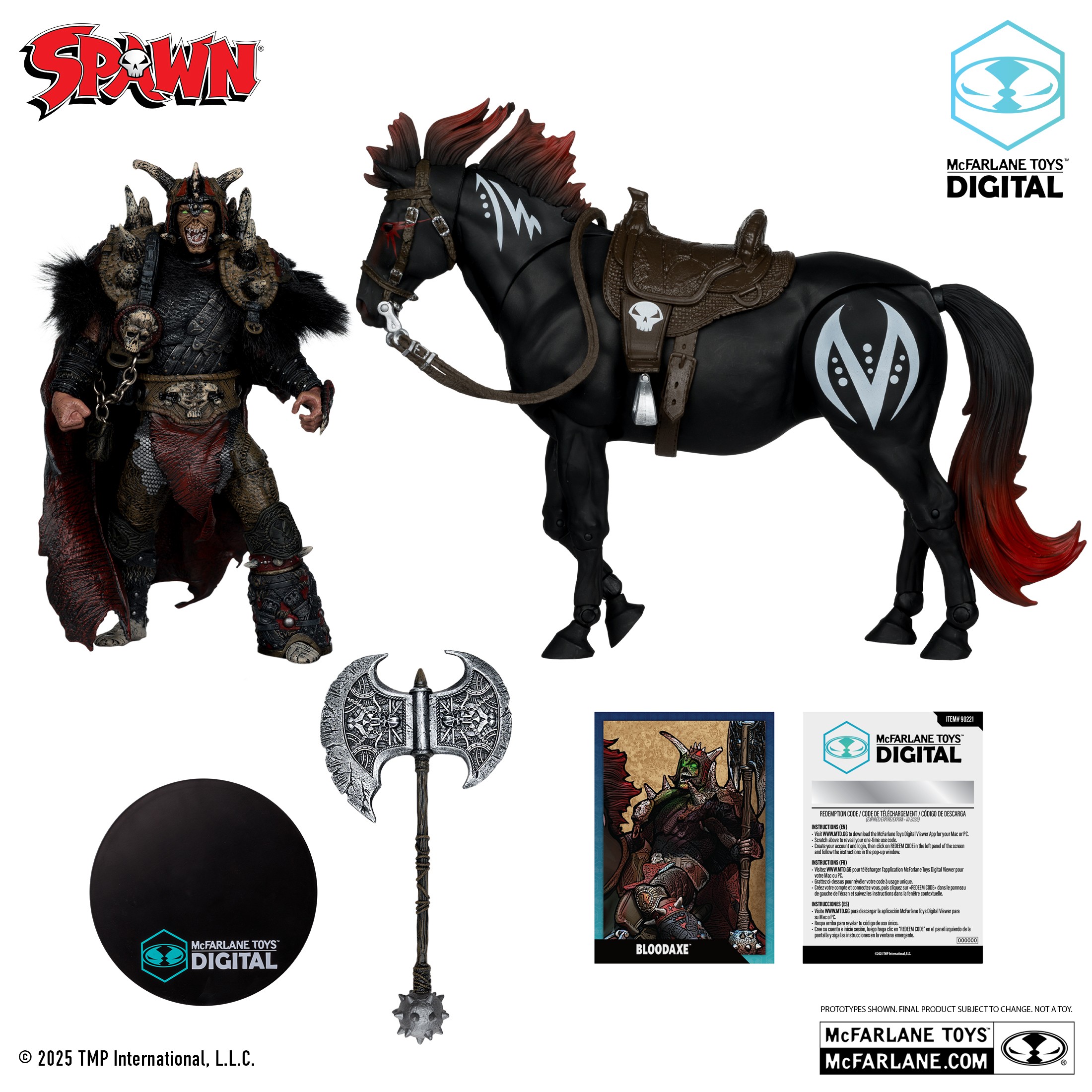 【现货】再生侠大斧头人马套麦克法兰可动人偶 特价无售后