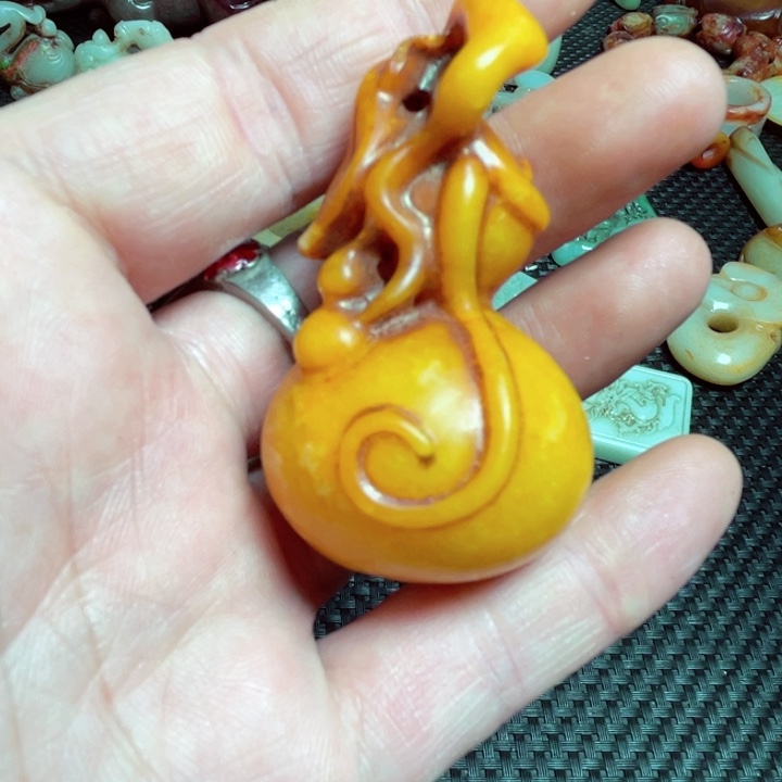 滴血莲花菩提把件