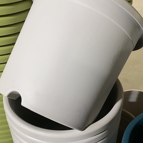 树脂山*间四季5#无托灰白3个