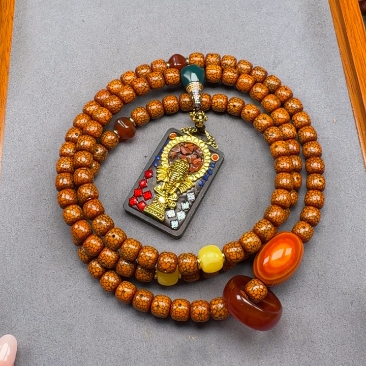 众***号吊坠星月菩提星月