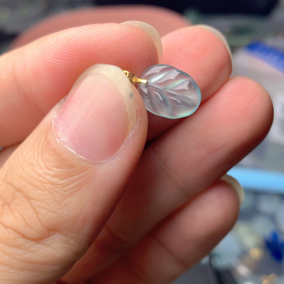 【闪购商品】翡翠18K金镶嵌颈饰翡翠