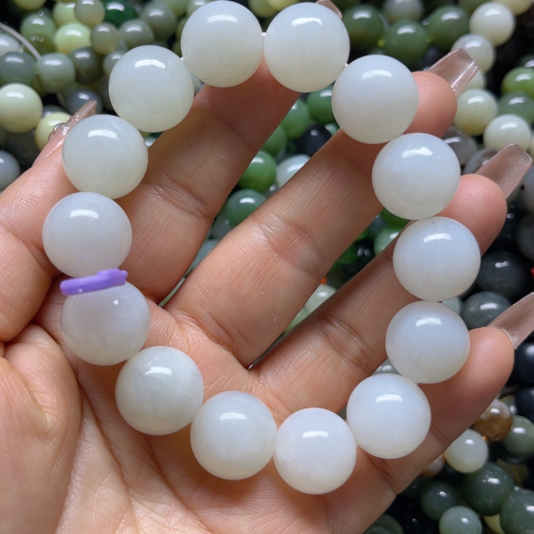 和田玉手链未镶嵌