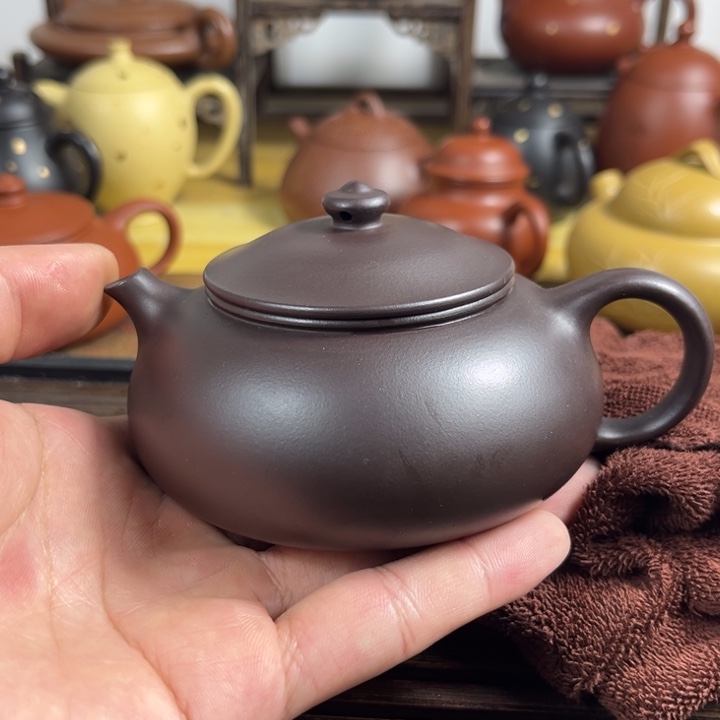 紫砂茶壶原矿紫砂半手工制作