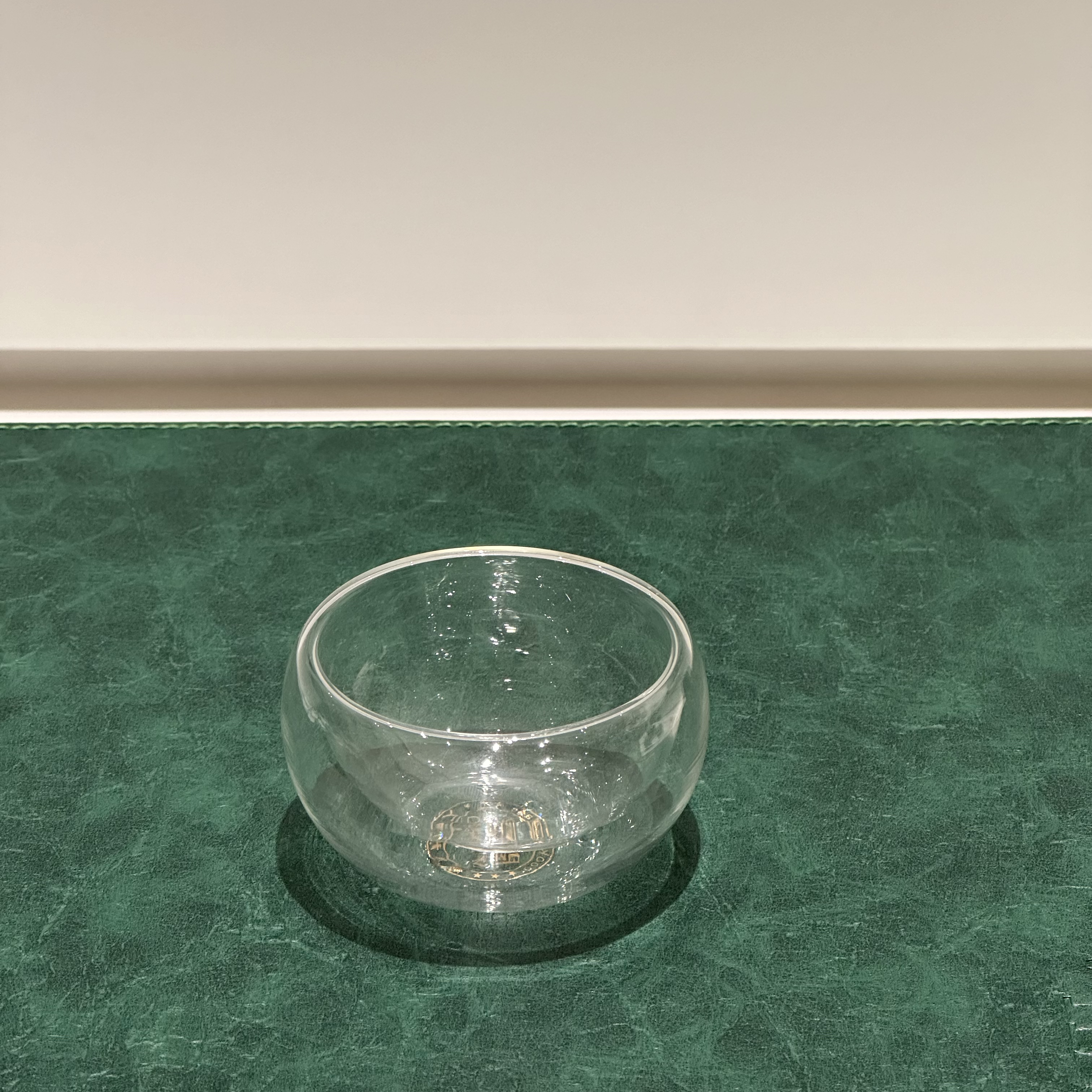 透明圆肚品茗主人杯