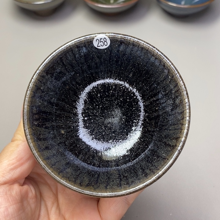 茶盏建窑建盏磨底柴烧主人杯