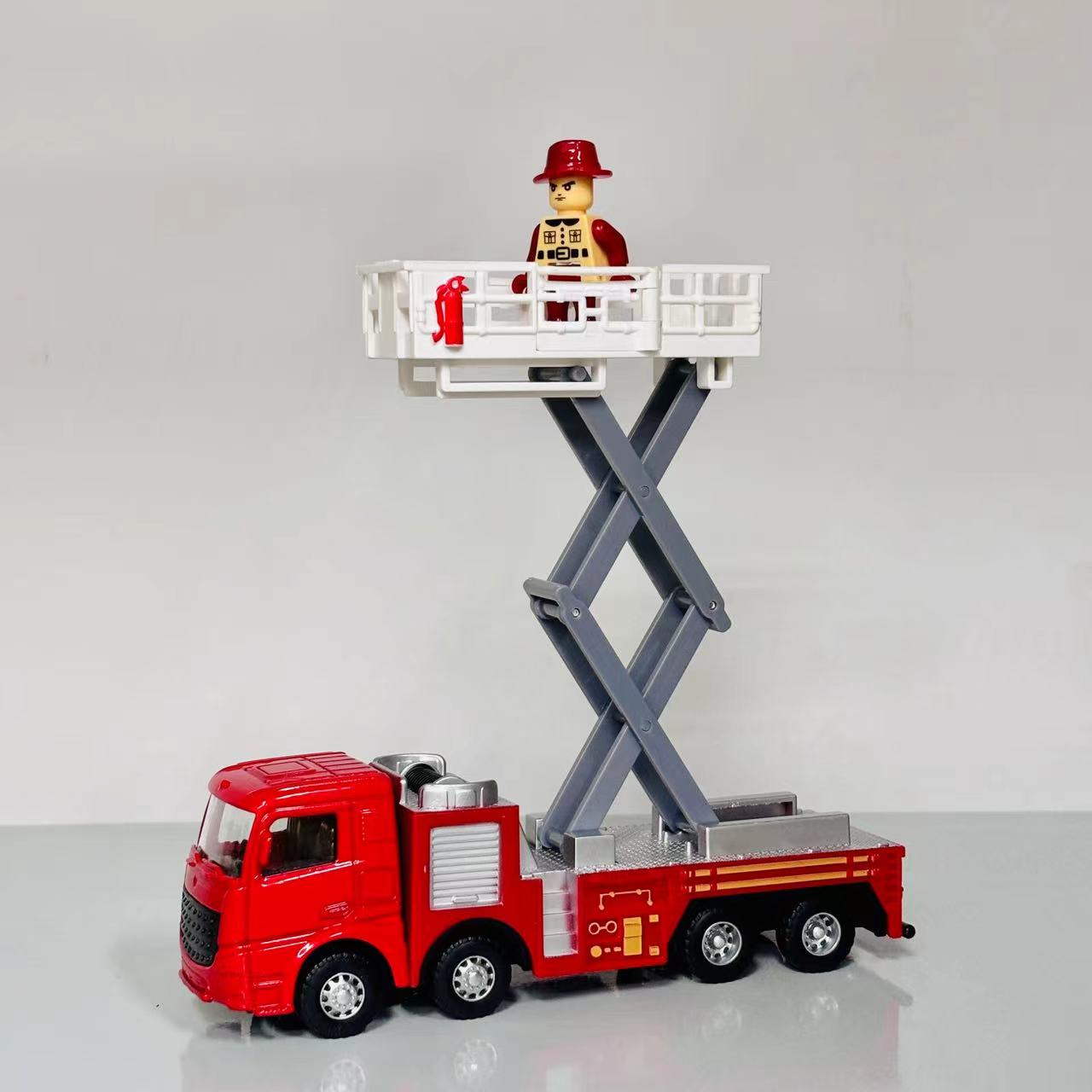 合金消防救援云梯升降车 带回力