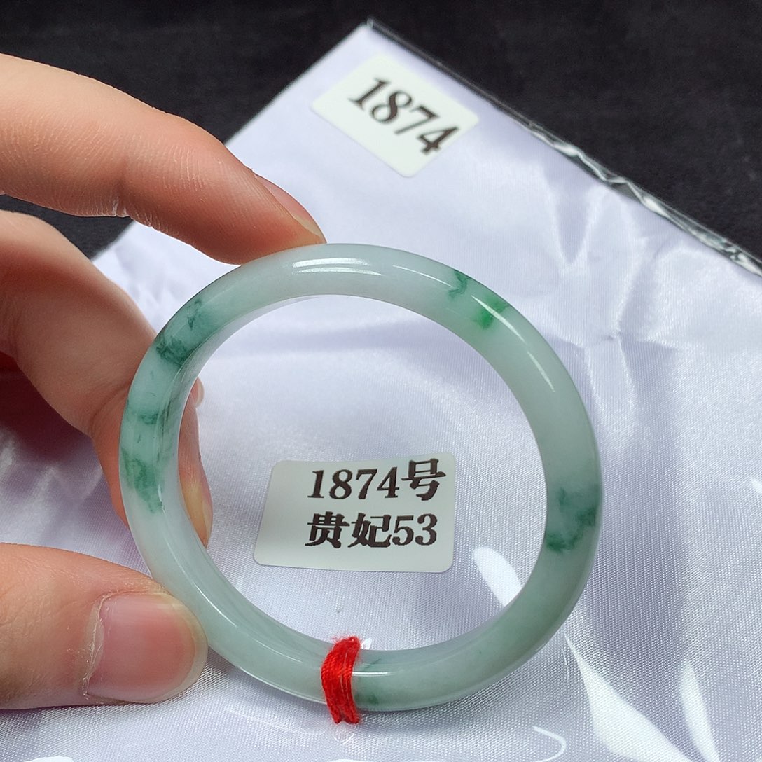 翡翠手镯未镶嵌1874号